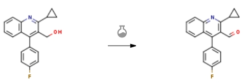 Route of Synthesis (ROS) of 2-Cyclopropyl-4-(4-fluorophenyl)-quinolyl-3-methanol CAS 121660-11-5