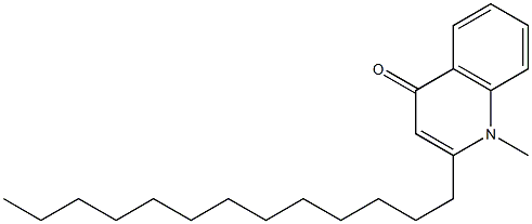 1-Methyl-2-tridecylquinolin-4(1H)-one CAS#: 15266-35-0