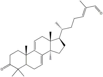 (24E)-3-Oxo-5α-lanosta-7,9(11),24-triene-26-al CAS#: 104700-98-3