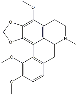1,2-Methylenedioxy-3,10,11-trimethoxyaporphine CAS#: 14050-90-9
