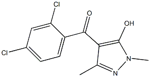 1,3-Dimethyl-4-(2,4-dichlorobenzoyl)-1H-pyrazole-5-ol CAS#: