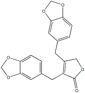 2,3-Di(3',4'-Methylenedioxybenzyl)-2-buten-4-olide CAS#: 137809-97-3