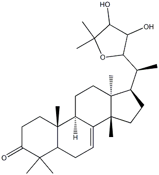 (13α,14β,17α,20R)-22,25-Epoxy-23,24-dihydroxy-5α-lanost-7-en-3-one CAS#: 16962-90-6