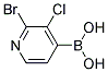 2-BROMO-3-CHLOROPYRIDINE-4-BORONIC ACID CAS#: 1003043-31-9