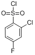 2-CHLORO-4-FLUOROBENZENESULFONYL CHLORIDE CAS #: 85958-57-2