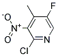 2-CHLORO-5-FLUORO-3-NITRO-4-PICOLINE CAS#: 1003711-51-0