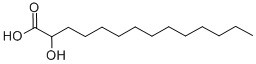 2-HYDROXYTETRADECANOIC ACID CAS # : 2507-55-3