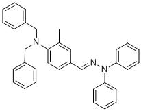 2-Methyl-4-dibenzylaminobenzaldehyde-1,1-diphenylhydrazone CAS#: 103079-11-4