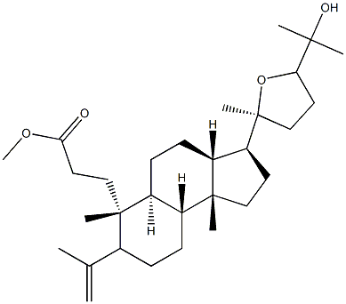 (24R)-20,24-Epoxy-25-hydroxy-3,4-seco-5α-dammar-4(28)-en-3-oic acid CAS#: 21671-00-1