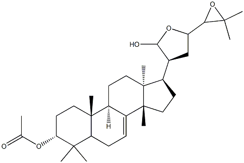 (13α,14β,17S,20S,21R,23R,24S)-21,23:24,25-Diepoxy5α-lanost-7-ene-3α,21-diol 3-acetate CAS#: 22415-24-3