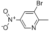 3-BROMO-2-METHYL-5-NITROPYRIDINE CAS#: 186593-42-0