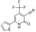 3-Cyano-6-(2-thienyl)-4-trifluoromethyl-2(1H)-pyridone CAS#: 22123-11-1