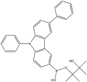 3-fenil-9-fenilcarbazole-6-ï¿½ter de pinacol de ï¿½ido borï¿½ico Nï¿½ CAS: 1359833-28-5