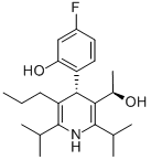 3-Pyridinemethanol, 4-(4-fluoro-2-hydroxyphenyl)-a-methyl-2,6-bis(1-methylethyl)-5-propyl-, (aR,4S)-rel- (9CI) CAS#: 202917-18-8