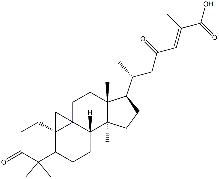 3,23-Dioxo-9,19-cyclolanost-24-en-26-oic acid CAS#: 870456-88-5