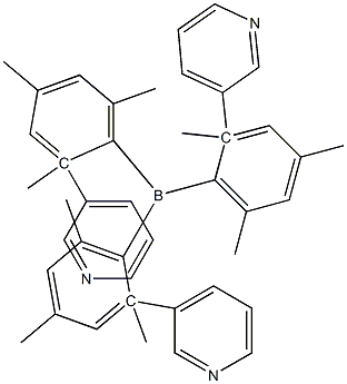 3TPYMB , Tris(2,4,6-triMethyl-3-(pyridin-3-yl)phenyl)borane CAS#: 929203-02-1