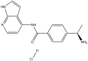 4-[(1R)-1-Aminoethyl]-N-1H-pyrrolo[2,3-b]pyridin-4-ylbenzamide hydrochloride CAS#: 471843-75-1