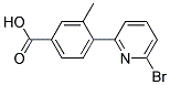 4-(6-Bromo-pyridin-2-yl)-3-methyl-benzoicacid CAS#: 1020718-68-6