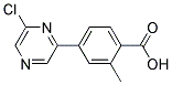 4-(6-Chloro-pyrazin-2-yl)-2-methyl-benzoicacid CAS#: 1020718-74-4