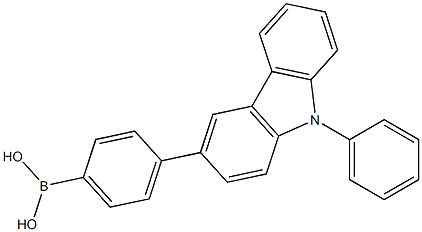 (4-(9-phenyl-9H-carbazol-3-yl)phenyl)boronic acid CAS#: 1240963-55-6