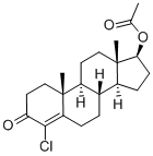 4-Clorotestosterona acetato CAS #: 855-19-6