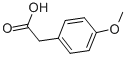 4-Methoxyphenylacetic acid CAS#: 104-01-8