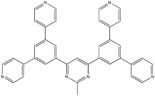 4,6-Bis(3,5-di(pyridin-4-yl)phenyl)-2-MethylpyriMidine CAS#: 1030380-51-8