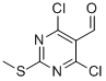 4,6-DICHLORO-2-METHYLSULFANYL-PYRIMIDINE-5-CARBALDEHYDE CAS#: 33097-11-9