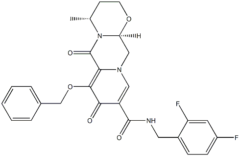 (4R,12aS)-N-(2,4-difluorobenzyl)-7-benzylhydroxy-4-Methyl-6,8-dioxo-3,4,6,8,12,12a-hexahydro-2H-pyrido[1',2':4,5]pyrazino[2,1-b][1,3]oxazine-9-carboxaMide CAS#: 1206102-11-5
