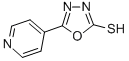 5-(4-PYRIDYL)-1,3,4-OXADIAZOLE-2-THIOL CAS#: 15264-63-8