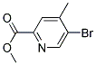 5-BROMO-4-METHYL-PYRIDINE-2-CARBOXYLIC ACID METHYL ESTER CAS#: 886365-06-6