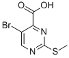 5-Bromo-2- (methylthio) asam pirimidin-4-karboksilat CAS #: 50593-92-5