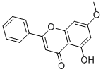 5-HYDROXY-7-METHOXYFLAVONE CAS#: 520-28-5