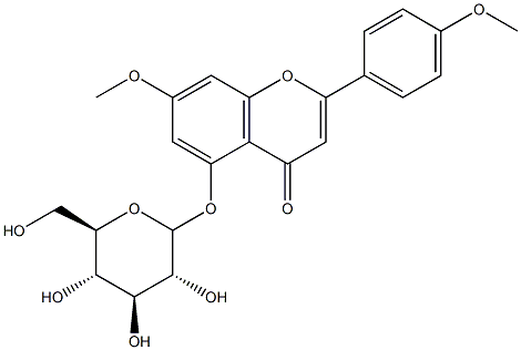 5-Hydroxy-4',7-dimethoxyflavone 5-O-beta-D-glucopyraside CAS#: 197018-71-6