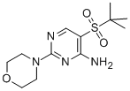 5-(TERT-BUTYLSULFONYL)-2-MORPHOLINOPYRIMIDIN-4-AMINE CAS#: 175202-11-6