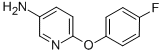 6-(4-FLUOROPHENOXY)PYRIDINE-3-AMINE, 97+% CAS#: 143071-78-7