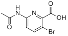 6-ACETAMIDO-3-BROMOPYRIDINE-2-CARBOXYLIC ACID 96%6-ACETAMIDO-3-BROMOPICOLINIC ACID CAS#: 882430-69-5