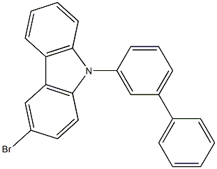 9-([1,1'-biphenyl]-3-yl)-3-broMo-9H-carbazole CAS#: 1428551-28-3