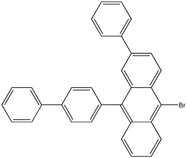 9([1,1`-biphenyl]-4-yl)-10-broMo-2-phenylanthracene CAS#: 1195975-03-1