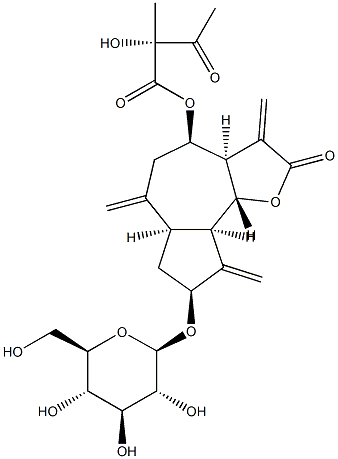 8β-(2-Hydroxy-2-Methyl-3-oxobutyryloxy)glucozaluzanin C CAS#: 93395-31-4