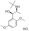 ALFA - [1- (T-BUTYLAMINO) ETYL] -2,5-DIMETHOXYBENZYL ALCOHOL HYDROCHLOREK Nr CAS: 5696-15-1