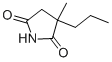 ALPHA-METHYL-ALPHA-PROPYLSUCCINIMIDE CAS#: 1497-19-4