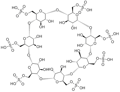 BETA-CYCLODEXTRIN, SULFATED SODIUM SALT CAS#: 37191-69-8