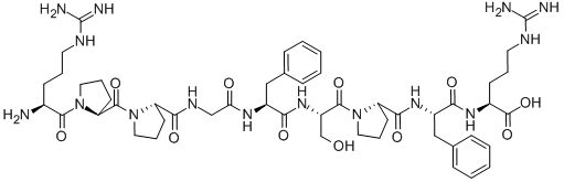 BRADYKININ, ACETATE SALT, 98 CAS#: 6846-03-3