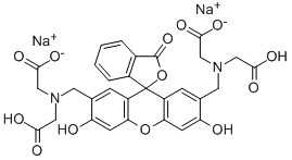 نمک CALCEIN DISODIUM ، INDICATOR FOR COM PLEXOMETRY CAS#: 108750-13-6