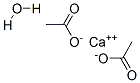 خلات الكالسيوم مونوهيدرات CAS #: 5743-26-0