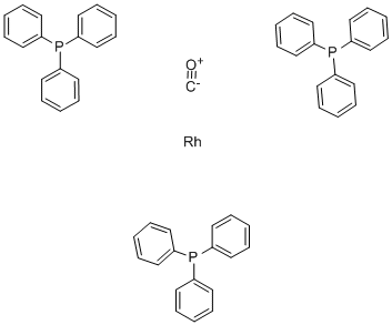 কার্বনল্ল্রিসিস (ট্রিপেনাইলফসফাইন) Rhodium (I) হাইড্রাইড CAS #: 17185-29-4