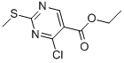 Ethyl 4-cloro-2-metiltio-5-pirimidinacarboxilato CAS #: 5909-24-0