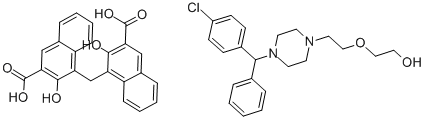 HYDROXYZINE PAMOATE CAS#: 10246-75-0