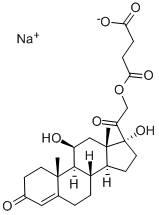 Hidrokortizon sodyum süksinat CAS #: 125-04-2